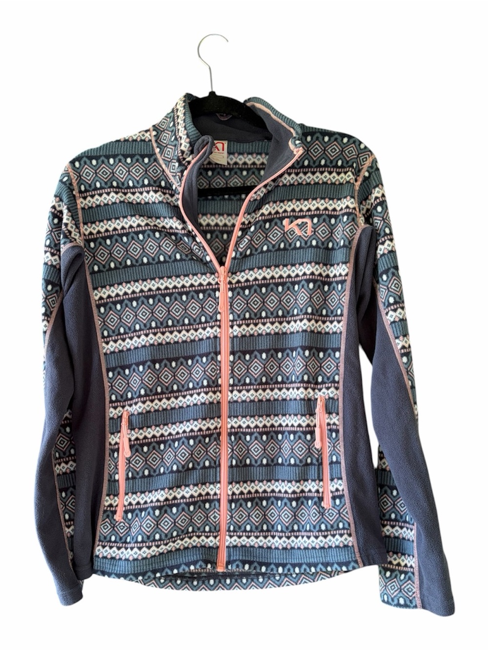 KARI TRAA Olga Fleece Nordic Ski Jacket Size Large ECU - Picture 3 of 6